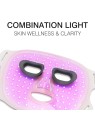 Rio-Beauty Maschera facciale luminosa a LED donna