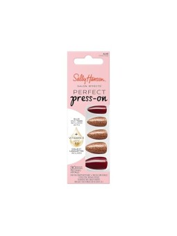 Sally hansen Salon Effects Perfect Press-On Cinna-Snap Nail Art Autoadesiva 30 Pezzi