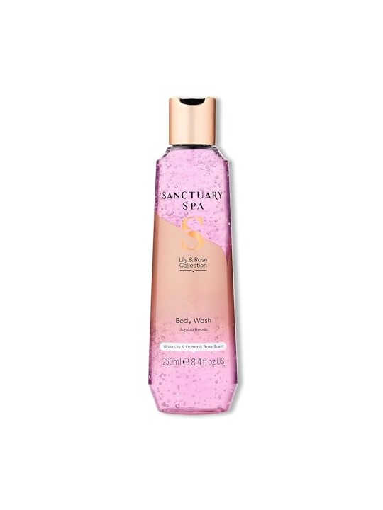 Sanctuary Spa Bagnoschiuma Gigli e rose, detergente corpo 250 ml donna