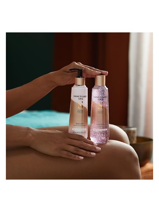 Sanctuary Spa Bagnoschiuma Gigli e rose, detergente corpo 250 ml donna