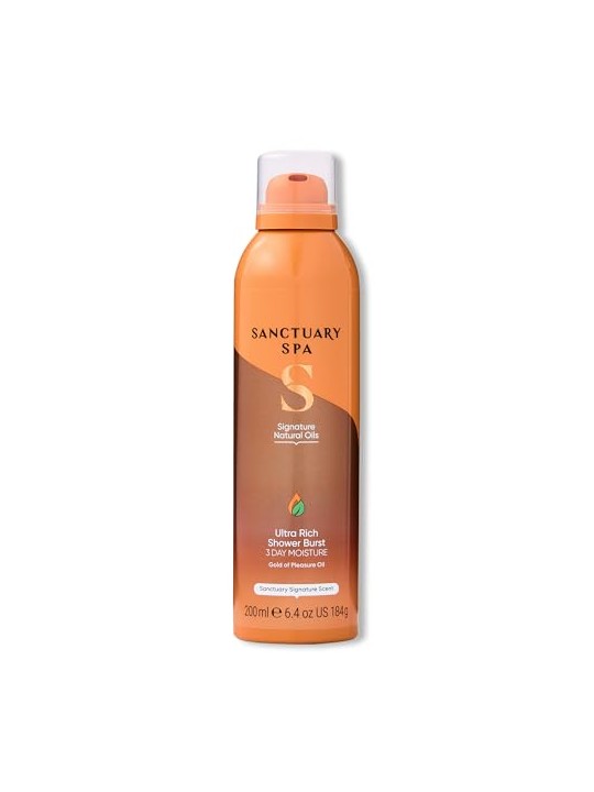 Sanctuary Spa Schiuma doccia con oli naturali Shower Burst 200ml donna