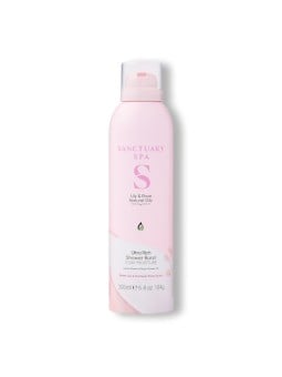 Sanctuary Spa Schiuma doccia Giglio e Rosa Shower Burst 200ml donna