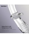 Satisfyer Doppio dildo in vetro di cristallo, dildo in vetro