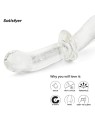 Satisfyer Doppio dildo in vetro di cristallo, dildo in vetro