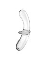 Satisfyer Doppio dildo in vetro di cristallo, dildo in vetro