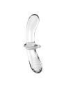 Satisfyer Doppio dildo in vetro di cristallo, dildo in vetro