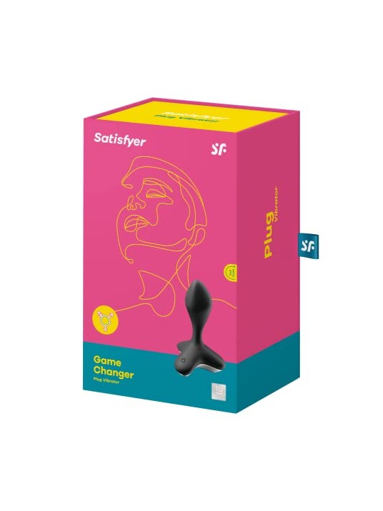Game Changer Plug vibratore unisex nero