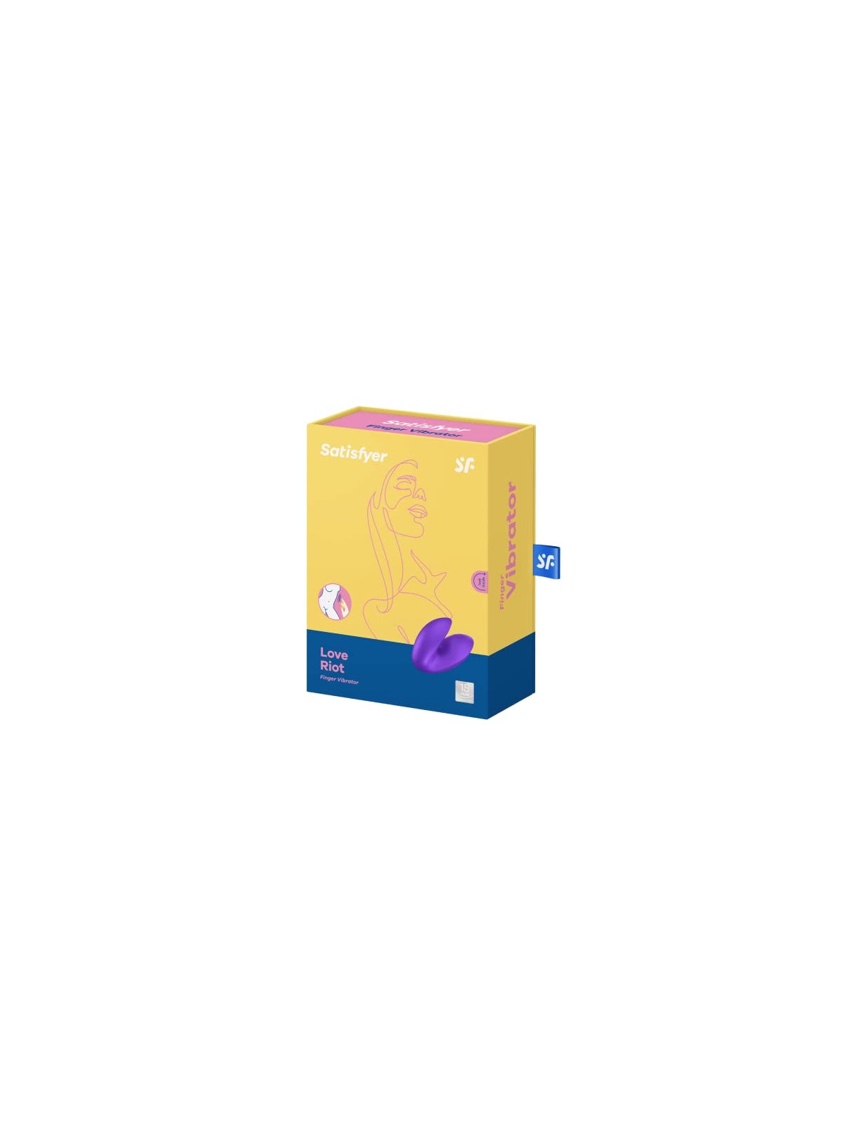 SATISFYER Love Riot Vibratore Dito Viola 1un Unisex