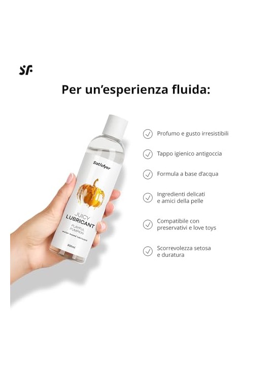 Satisfyer Lubrificante a base d'acqua Playful Pumpkin, 300ml