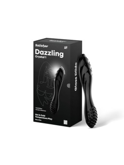 Satisfyer Massaggiatore in cristallo scintillante nero