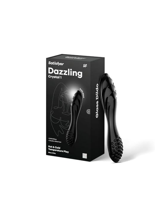 Satisfyer Massaggiatore in cristallo scintillante nero