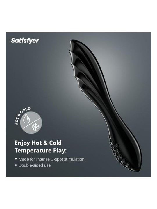 Satisfyer Massaggiatore in cristallo scintillante nero