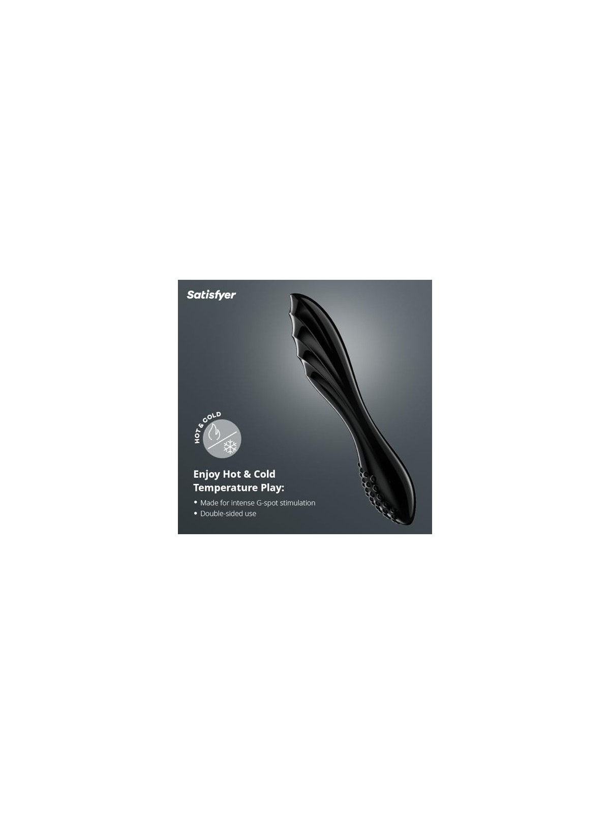 Satisfyer Massaggiatore in cristallo scintillante nero