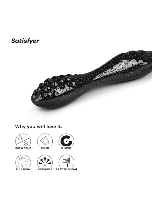 Satisfyer Massaggiatore in cristallo scintillante nero