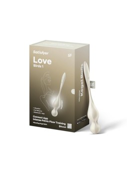 Satisfyer Palline di Kegel Love Birds bianche