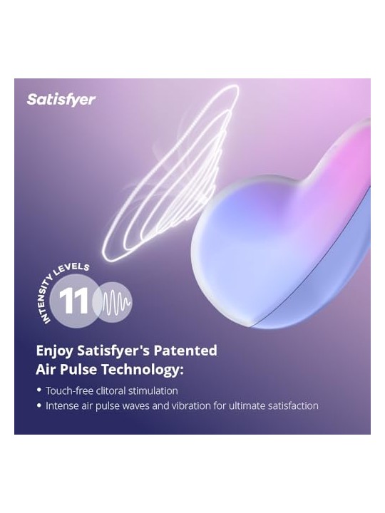 Satisfyer Pixie Dust stimolatore potente clitoride Viola/Rosa
