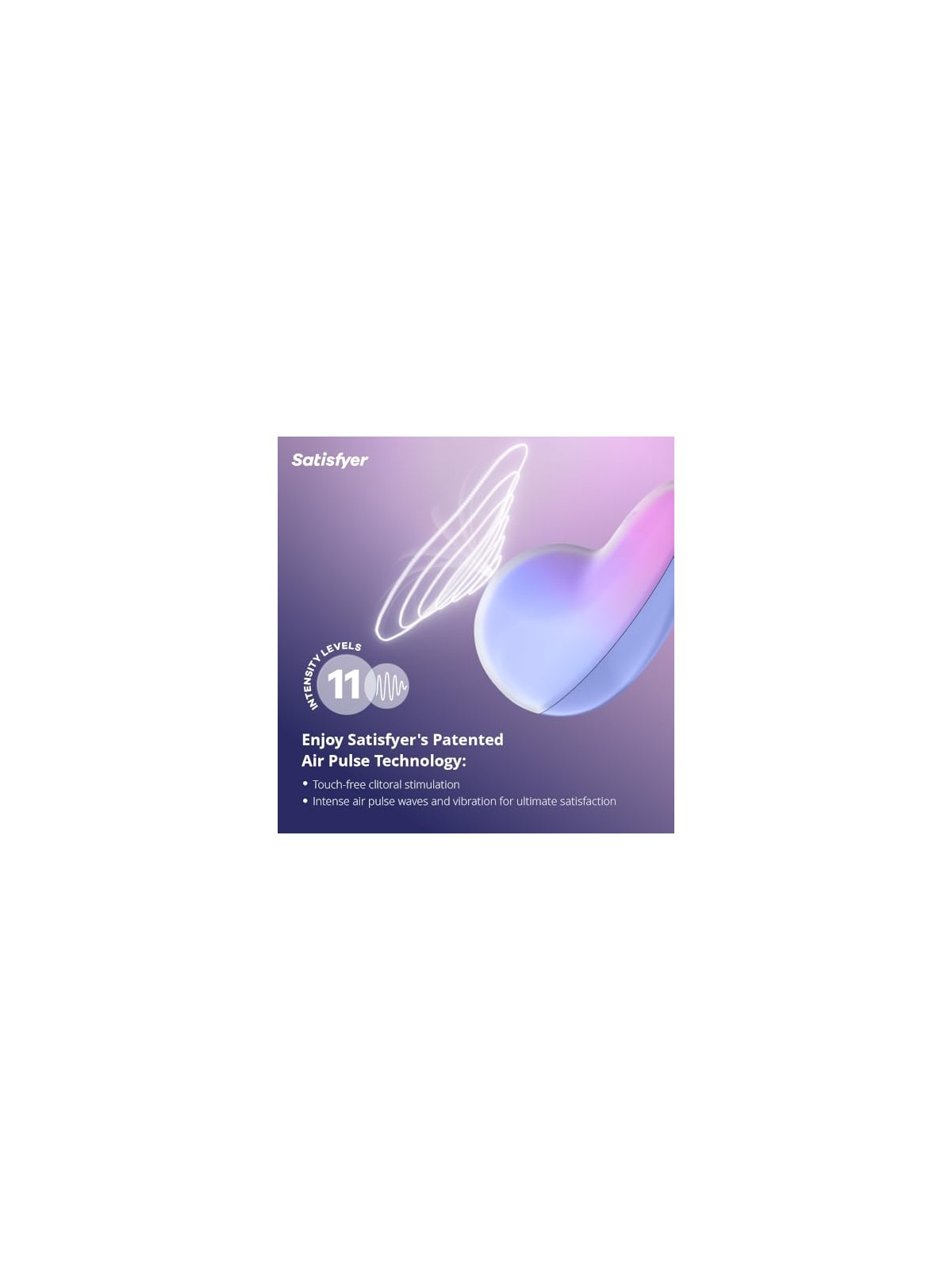 Satisfyer Pixie Dust stimolatore potente clitoride Viola/Rosa