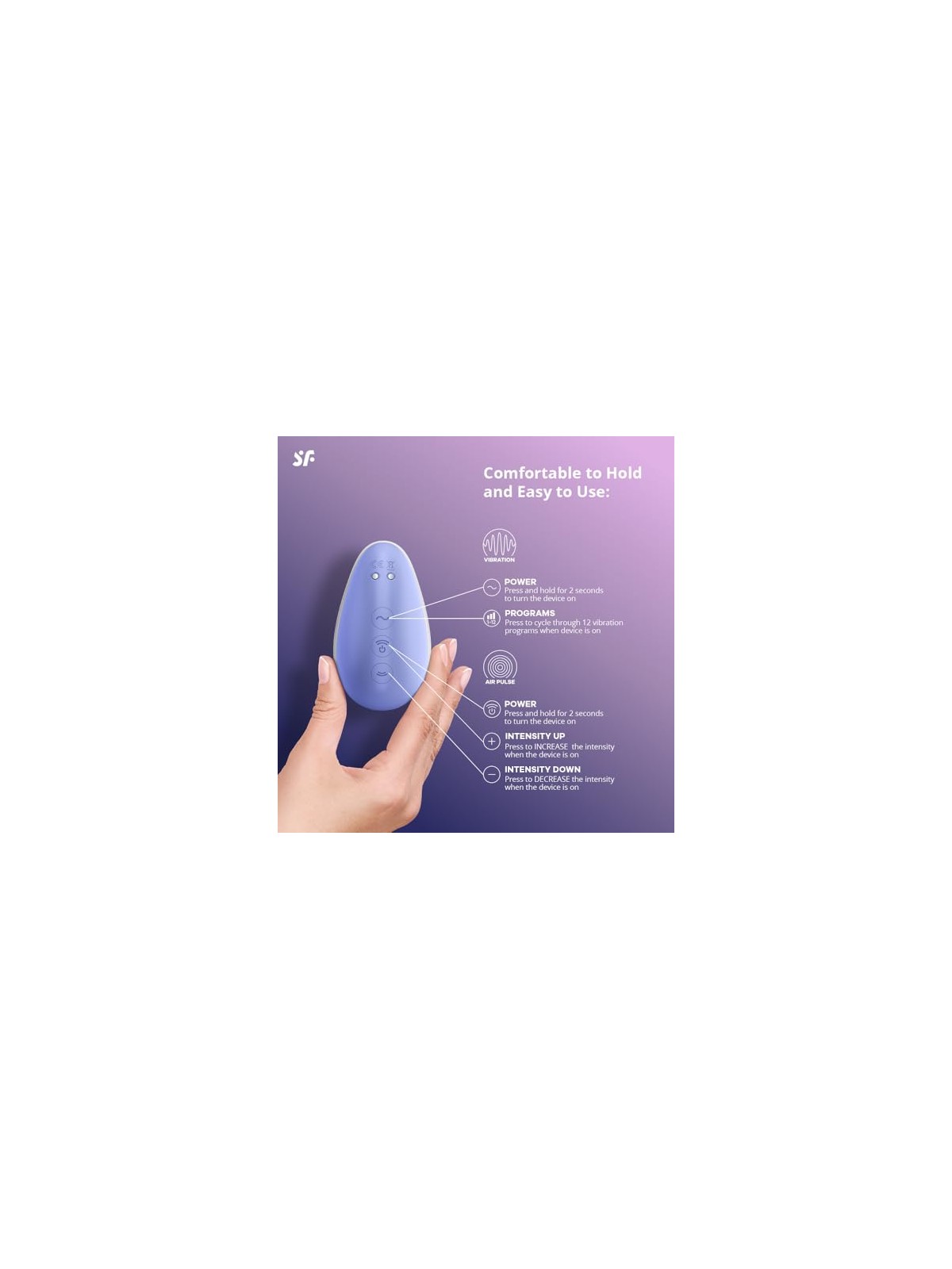 Satisfyer Pixie Dust stimolatore potente clitoride Viola/Rosa