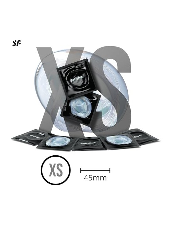 Satisfyer Preservativi preservativi 45mm 100 pezzi.