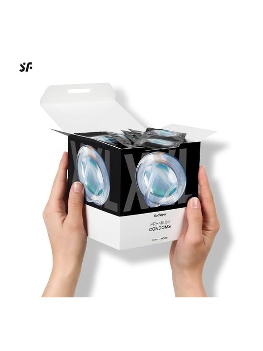 Satisfyer Preservativi preservativi 64mm 100 pezzi.