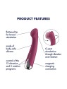 Satisfyer Stimolatore del punto G rotante rosso