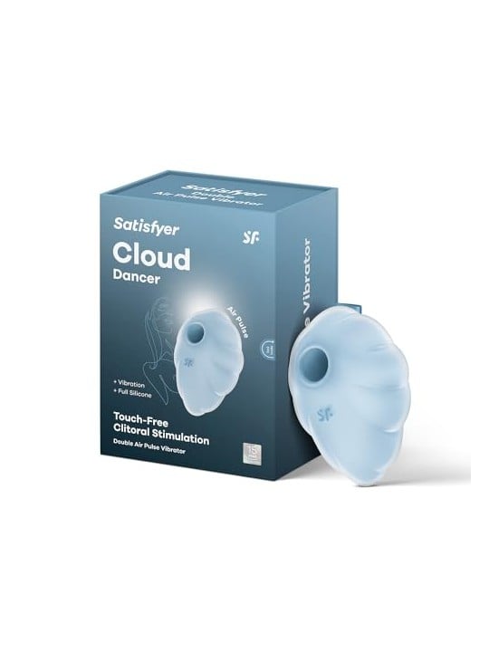 Satisfyer Stimolatore di potenza Cloud Dancer clitoride Blu