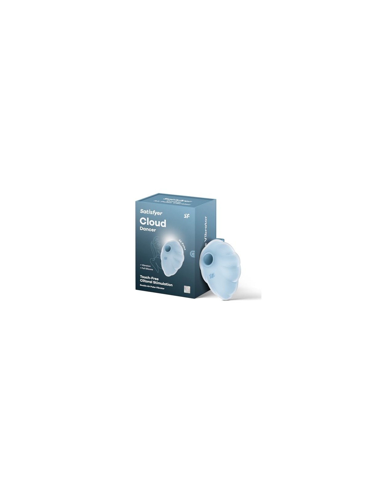Satisfyer Stimolatore di potenza Cloud Dancer clitoride Blu