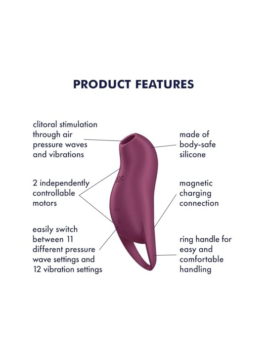 Satisfyer Vibratore Pocket Pro 1 viola