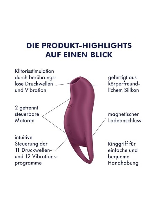 Satisfyer Vibratore Pocket Pro 1 viola