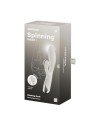 Satisfyer Vibratore Spinning Rabbit 1 per il punto G, beige