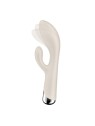 Satisfyer Vibratore Spinning Rabbit 1 per il punto G, beige