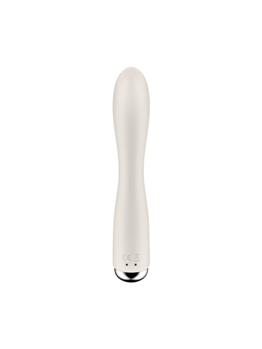Satisfyer Vibratore Spinning Rabbit 1 per il punto G, beige