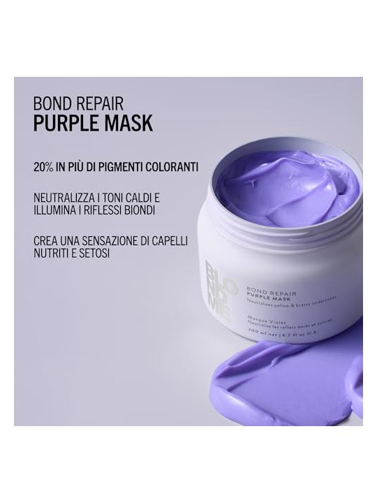 Schwarzkopf BlondMe Maschera Viola 200 ml