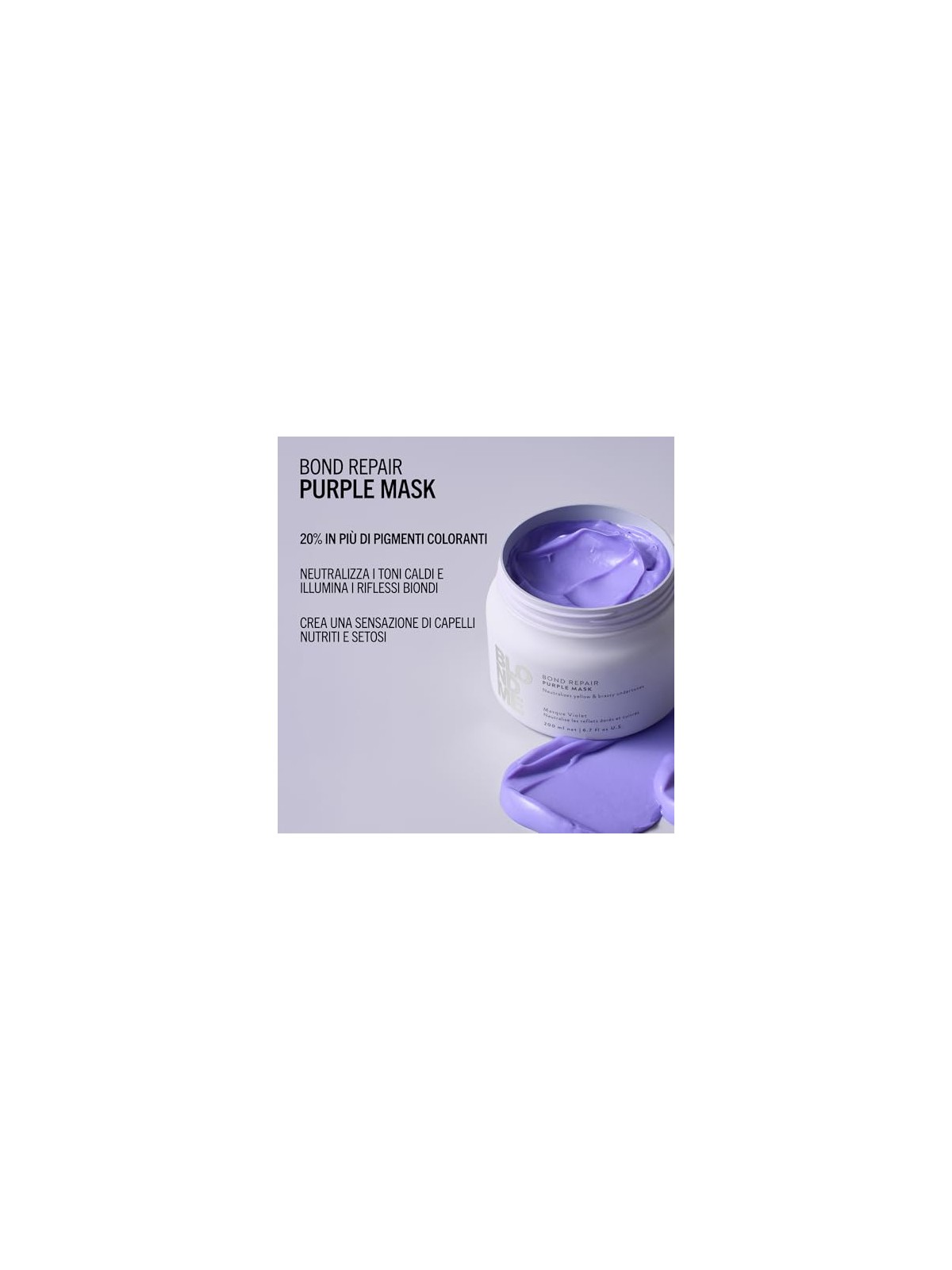 Schwarzkopf BlondMe Maschera Viola 200 ml