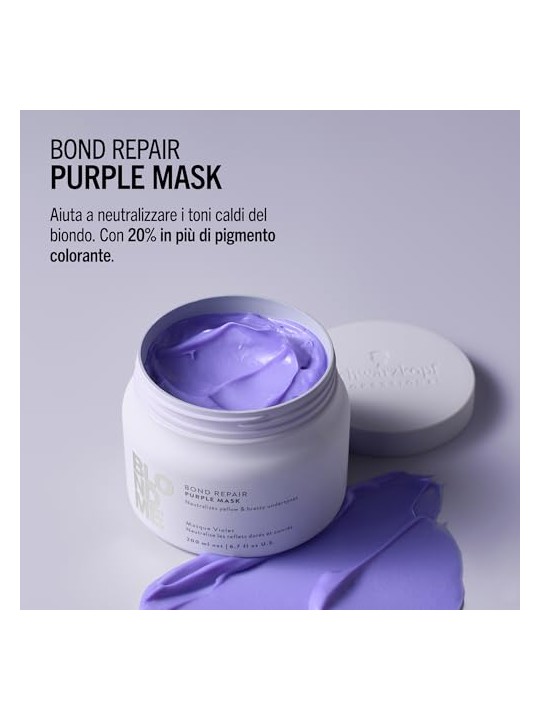 Schwarzkopf BlondMe Maschera Viola 200 ml