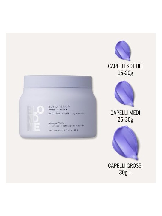 Schwarzkopf BlondMe Maschera Viola 200 ml