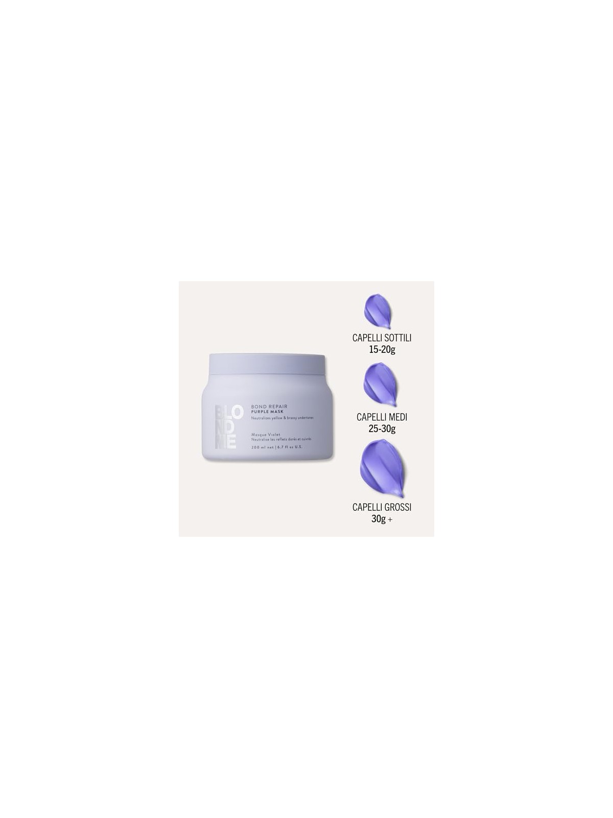 Schwarzkopf BlondMe Maschera Viola 200 ml