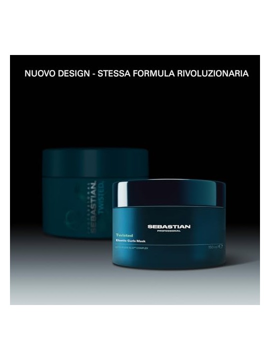 Sebastian Professionals Maschera anti-crespo idratante intensiva TWISTED per capelli ricci e mossi 500ml unisex