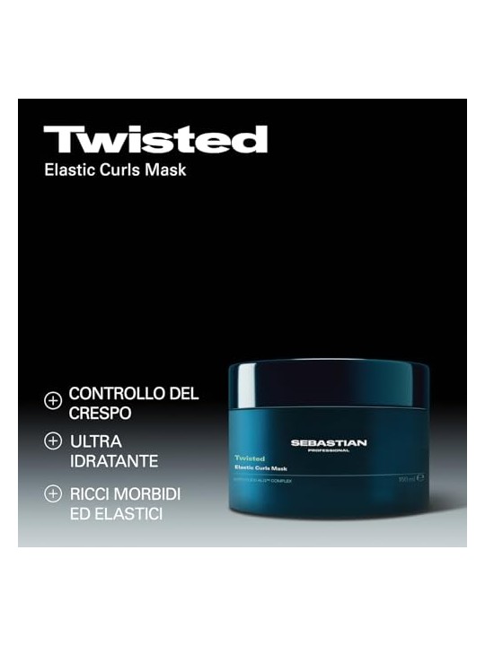 Sebastian Professionals Maschera anti-crespo idratante intensiva TWISTED per capelli ricci e mossi 500ml unisex