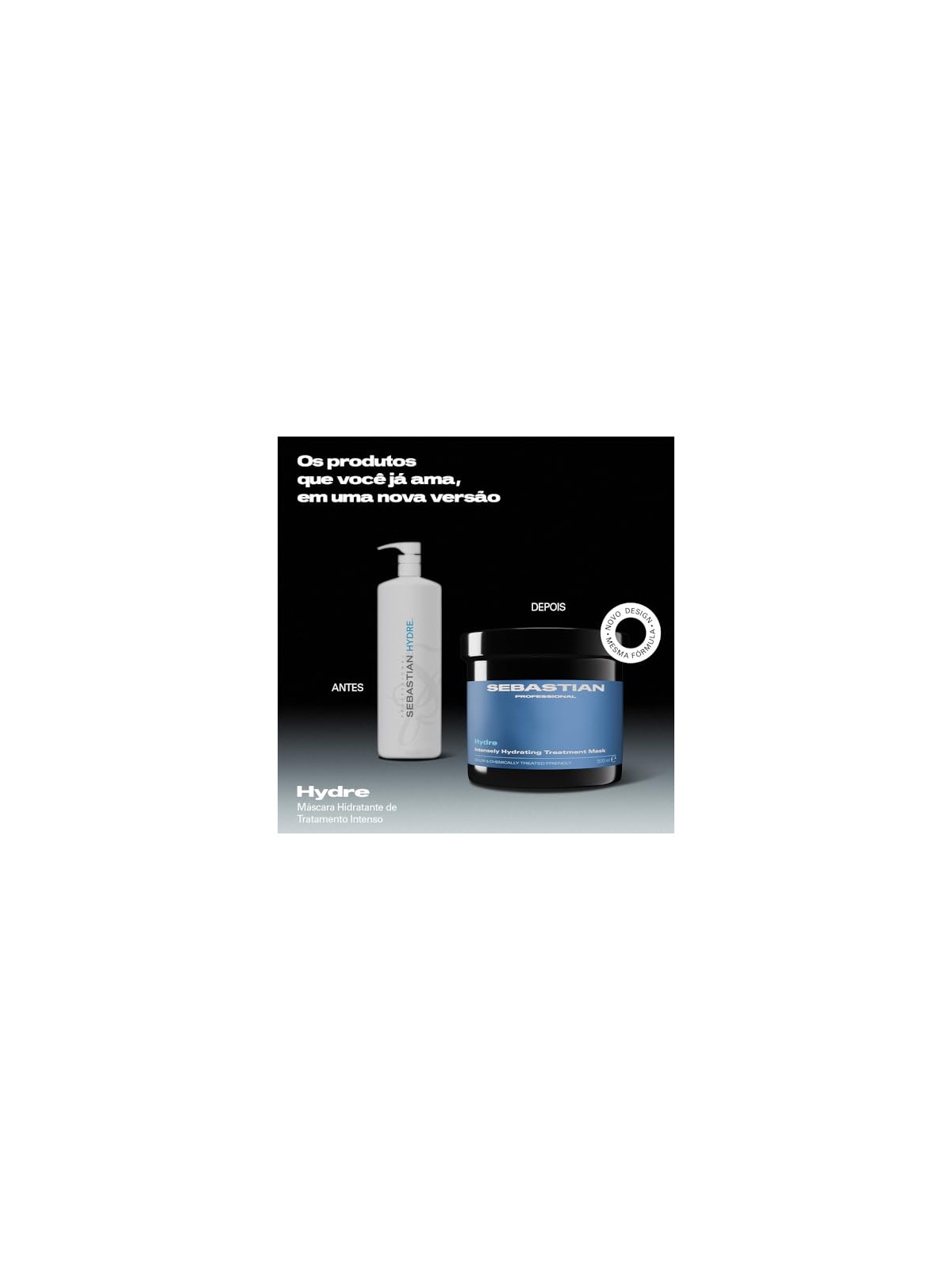 Sebastian Professionals Maschera professionale HYDRE per un'idratazione intensa e il controllo dell'effetto crespo 500ml unisex