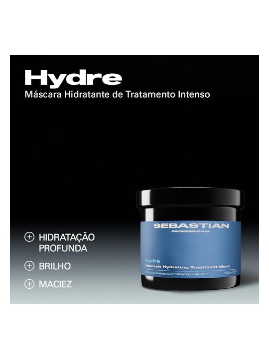 Sebastian Professionals Maschera professionale HYDRE per un'idratazione intensa e il controllo dell'effetto crespo 500ml unisex
