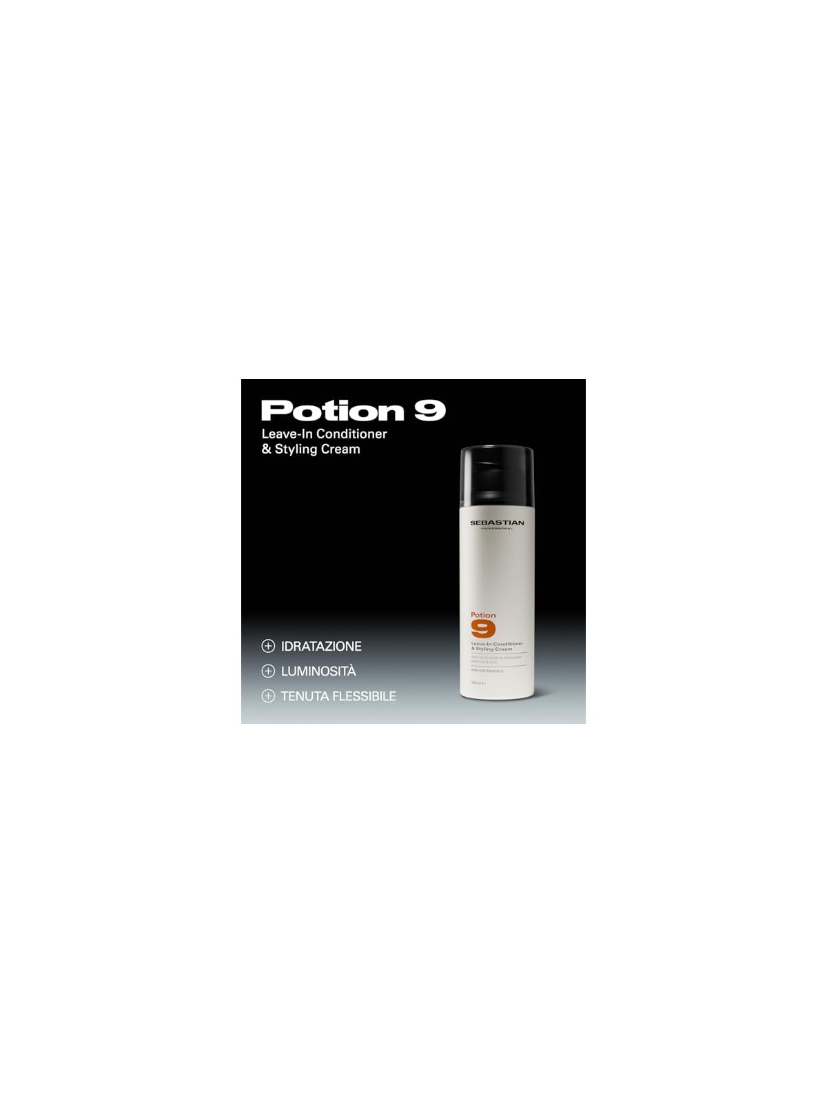 Sebastian Professionals POTION 9 Balsamo senza risciacquo Trattamento styling Idratazione e morbidezza intense 500ml unisex