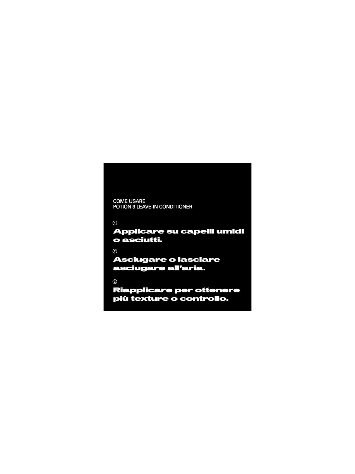 Sebastian Professionals POTION 9 Balsamo senza risciacquo Trattamento styling Idratazione e morbidezza intense 500ml unisex