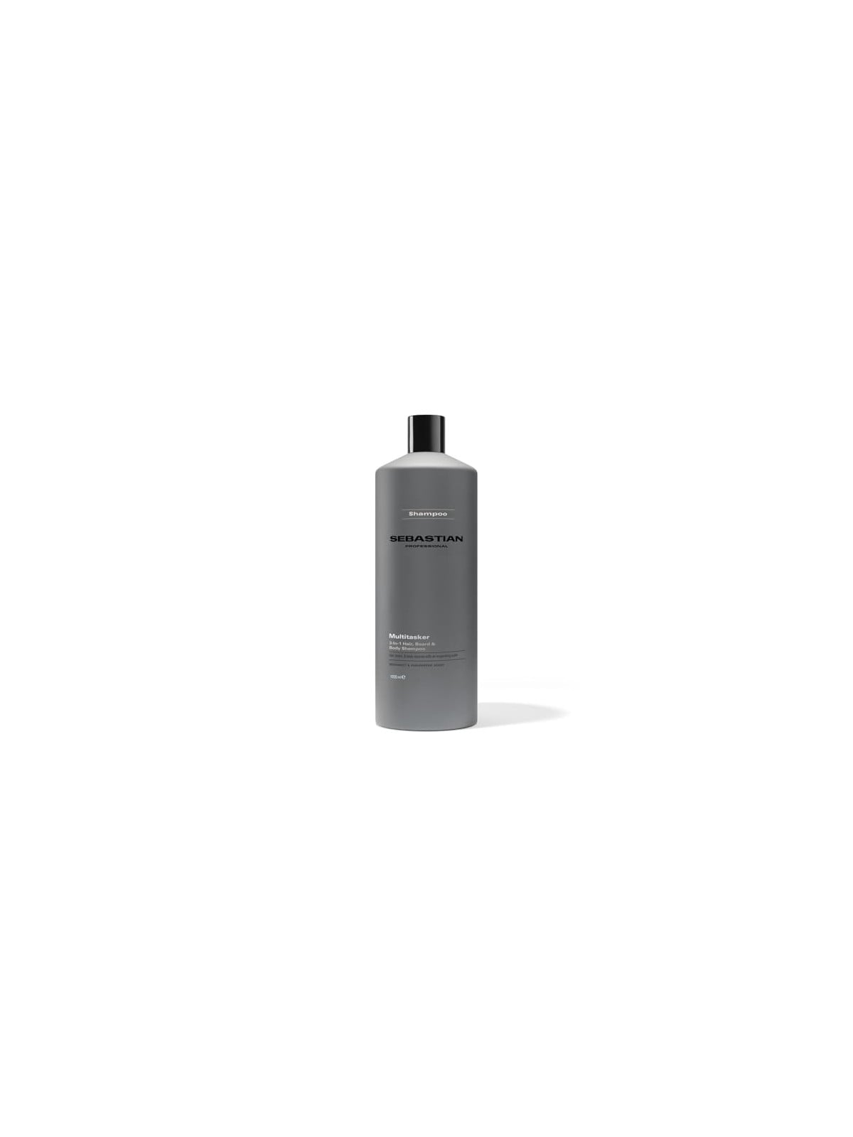 Sebastian Professionals Shampoo MULTITASKER 3 in 1 per uomo, capelli, barba e corpo, deterge e dona freschezza. 1000ml uomo