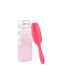Sister young Ayla Hair Brush, spazzola per capelli in nylon elastico con pastello pesca