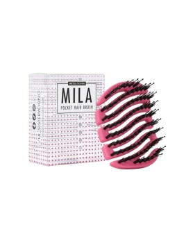 Sister young Mila Pcket Spazzola per capelli piccola spazzola per il bagno con la wild Fuchsia