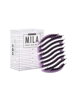 Sister young Mila Pcket Spazzola per capelli piccola spazzola per il bagno con la wild Liliac