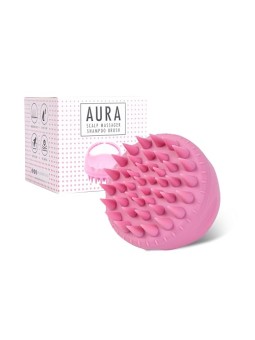 Sister young Spazzola massaggiante per cuoio capelluto Aura Shampoo Brush, spazzola massaggiante e detergente per capelli,