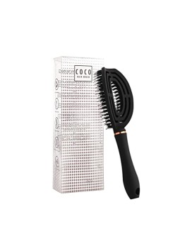 Sister young Spazzola per capelli Coco con setole di cinghiale nero
