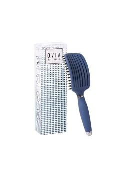Sister young Spazzola per capelli Ovia con setole di cinghiale blu
